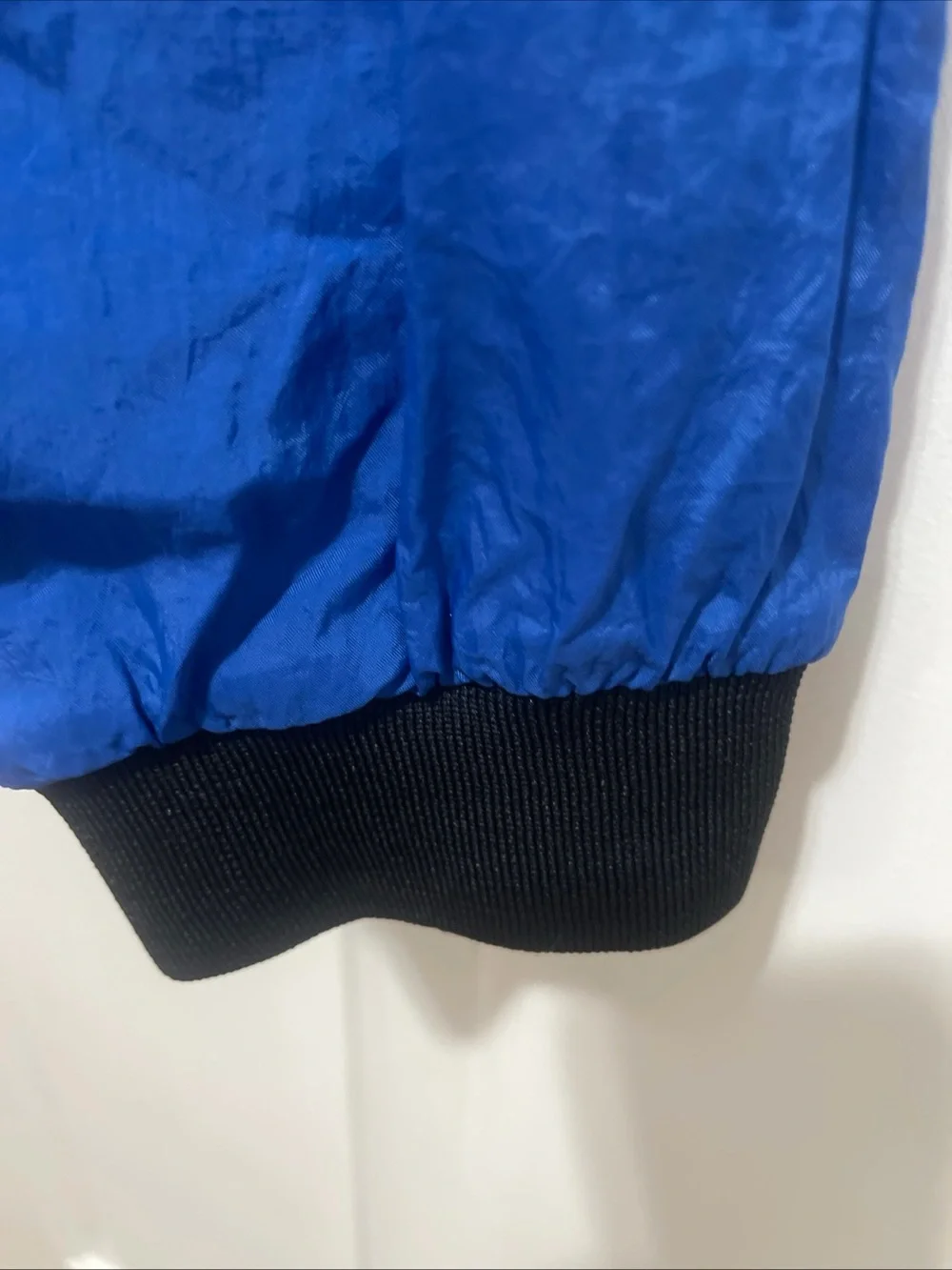 NFL Reebok Mens Vintage 90s Blue Windbreaker V-Neck Pullover  Large Pockets